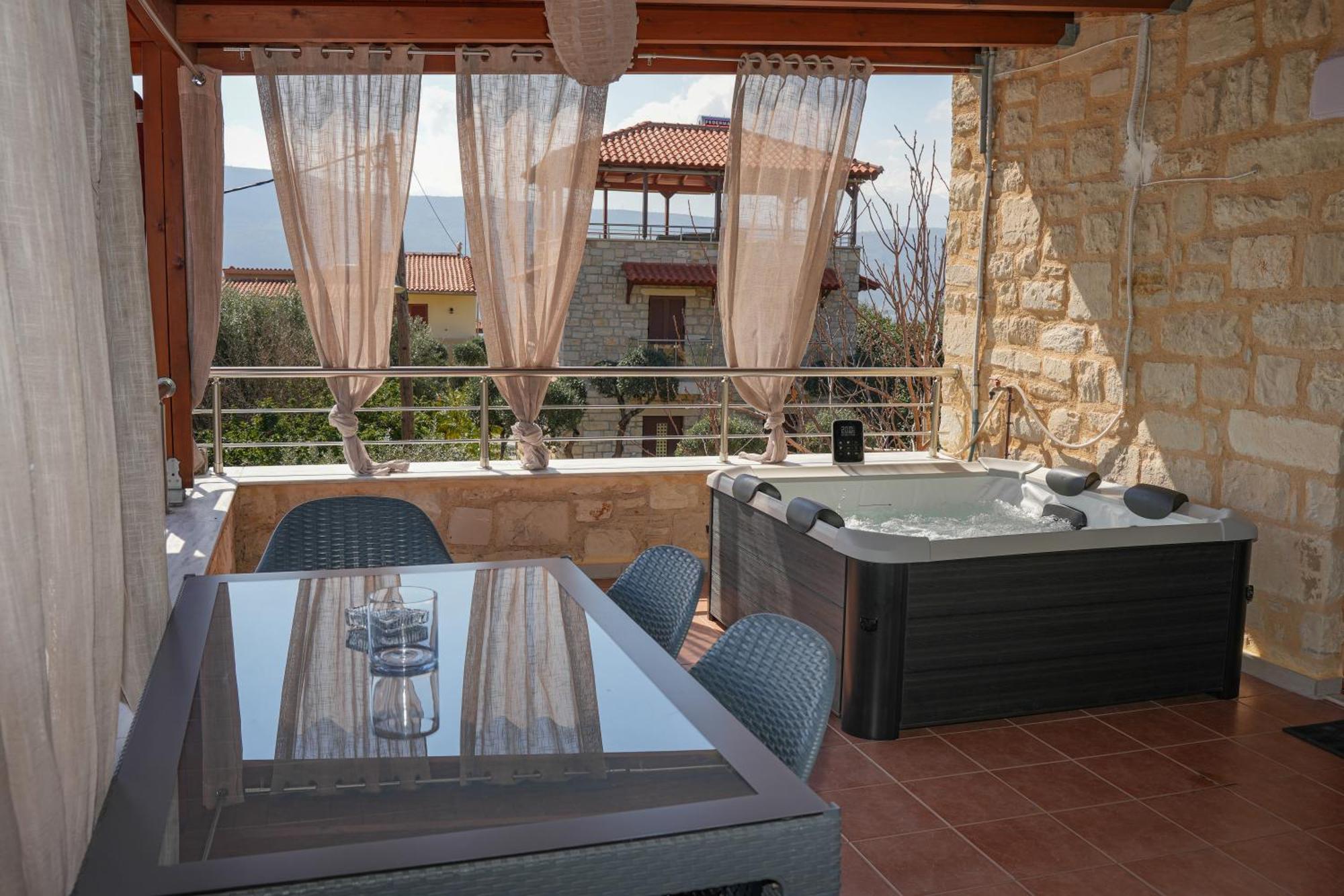 Sundaymar Stone House Apartman Hriszí Aktí Haniá Kültér fotó